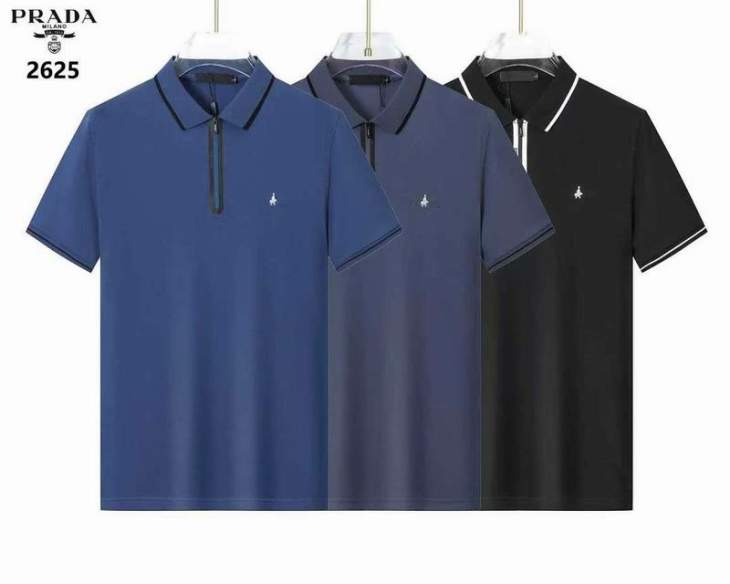 Picture of Prada Polo Shirts Short _SKUPradaL-3XL8qx262525878